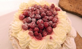 Raspberry Pavlova